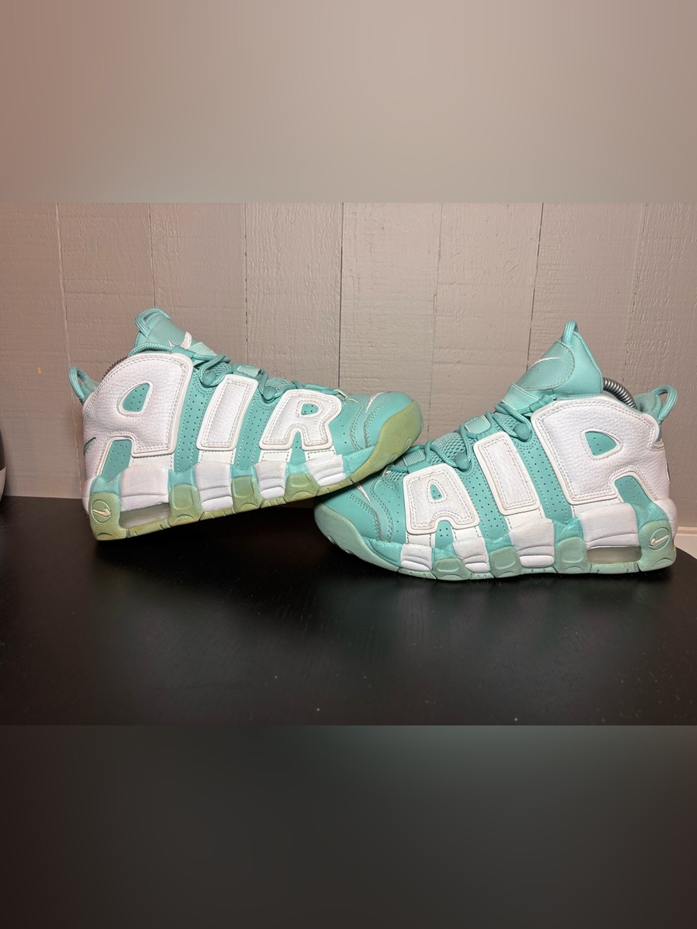 Nike Air More Uptempo GS "Island Green" sneakers